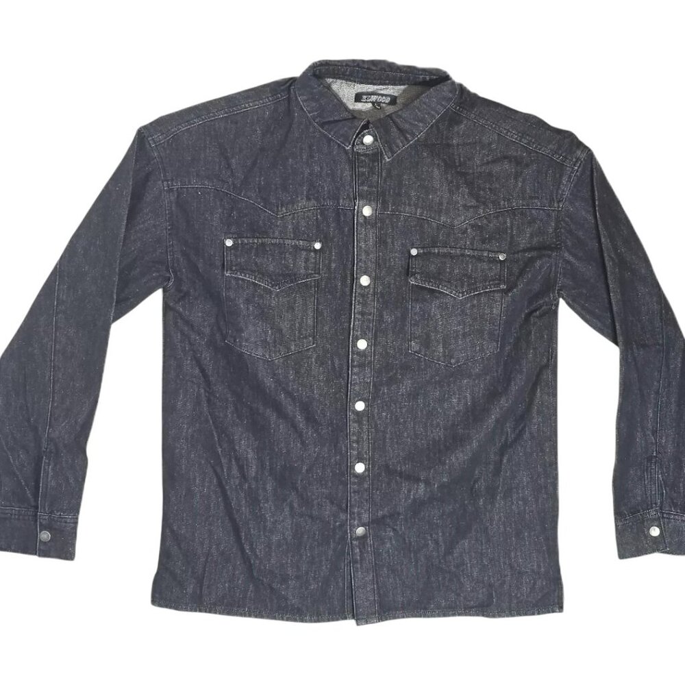 Men's long sleeve shirt Elwood brand size L black(42)